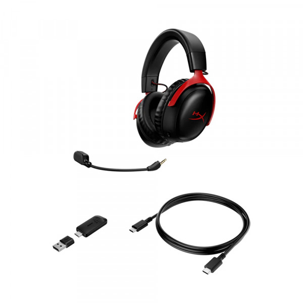 HyperX Cloud III Wireless Black-Red  